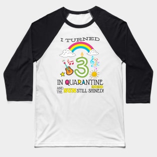 Quarantine 3rd Birthday 2020 Baseball T-Shirt